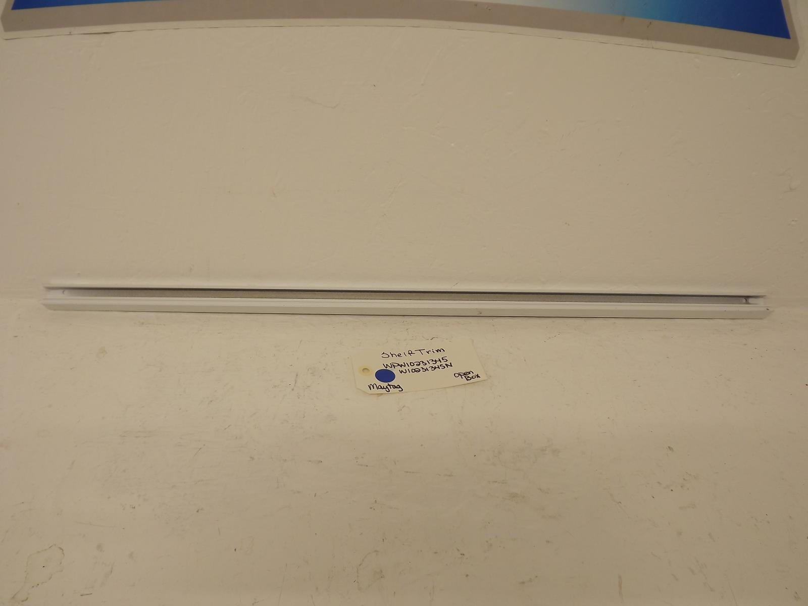 Maytag Refrigerator WPW10231345 W10231345N Shelf Trim Open Box Maytag Refrigerator WPW10231345 W10231345N Shelf Trim Open Box